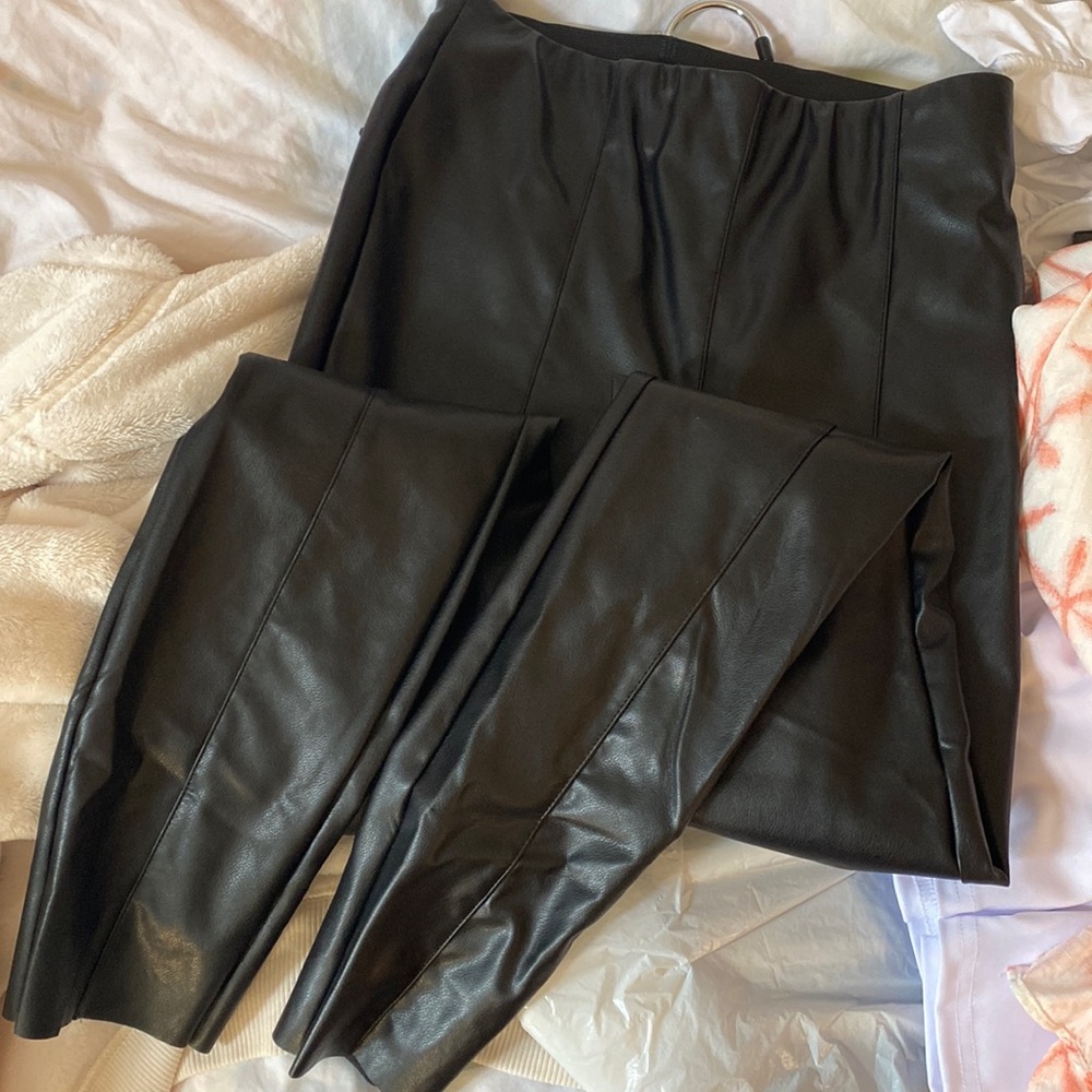 H&M Leather Leggings